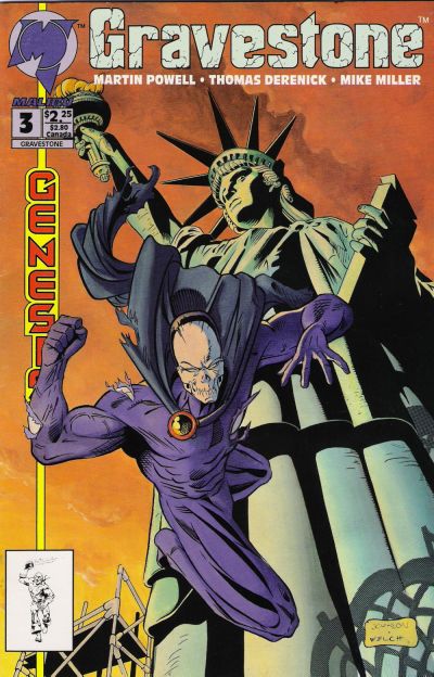 Cover for Gravestone (Malibu, 1993 series) #3 [Direct]