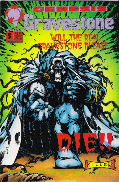 Cover for Gravestone (Malibu, 1993 series) #5 [Direct]
