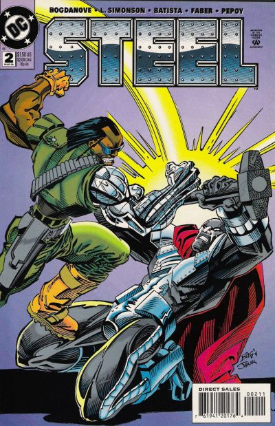 Cover for Steel (DC, 1994 series) #2 [Direct Sales]