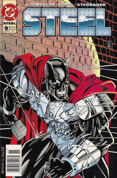 Cover for Steel (DC, 1994 series) #9 [Newsstand]