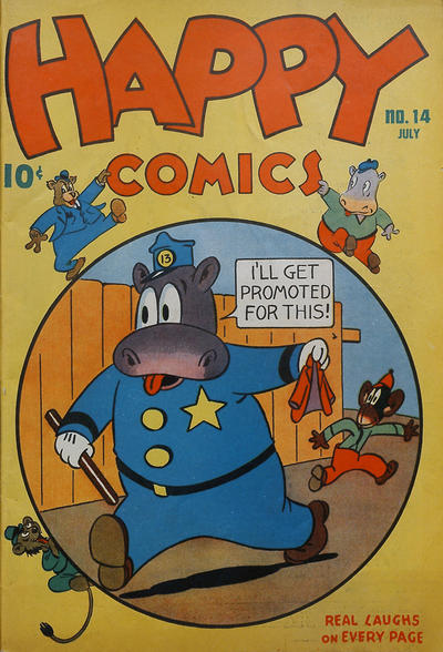 Cover for Happy Comics (Pines, 1943 series) #14