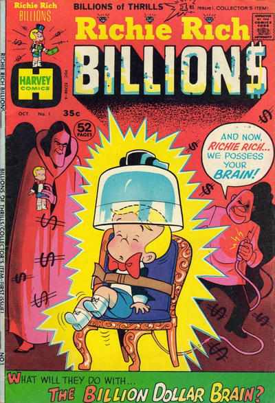 Cover for Richie Rich Billions (Harvey, 1974 series) #1