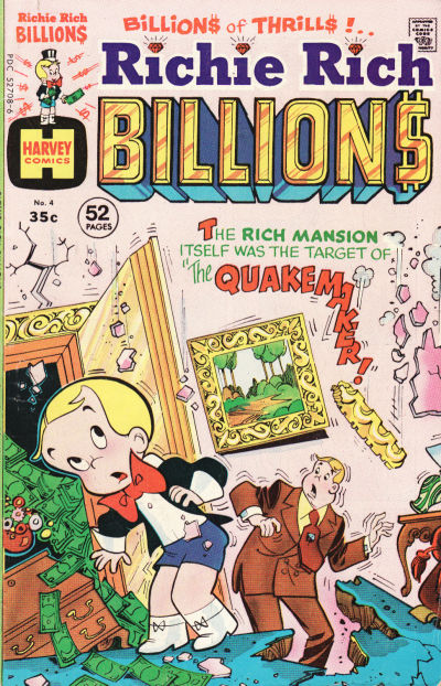 Cover for Richie Rich Billions (Harvey, 1974 series) #4