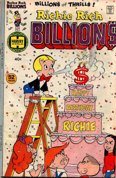 Cover for Richie Rich Billions (Harvey, 1974 series) #14