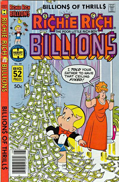 Cover for Richie Rich Billions (Harvey, 1974 series) #28
