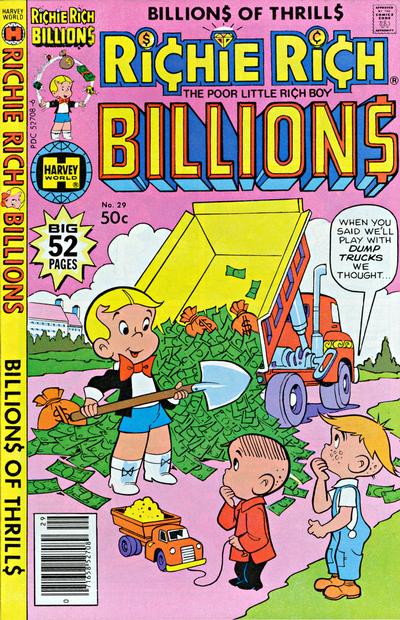 Cover for Richie Rich Billions (Harvey, 1974 series) #29