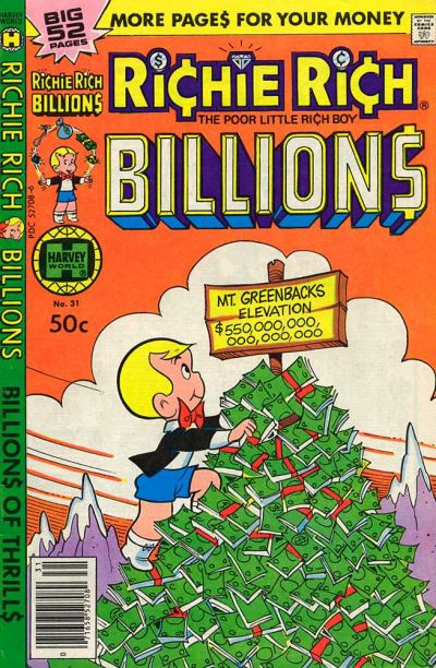 Cover for Richie Rich Billions (Harvey, 1974 series) #31