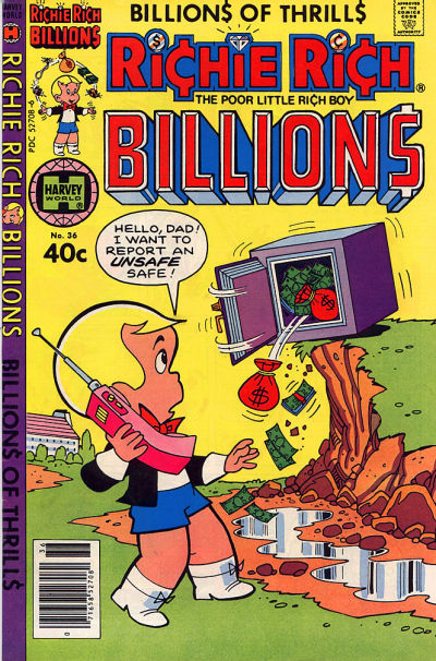 Cover for Richie Rich Billions (Harvey, 1974 series) #36