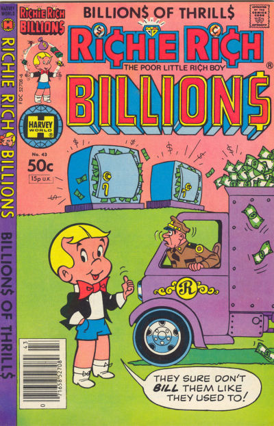 Cover for Richie Rich Billions (Harvey, 1974 series) #43