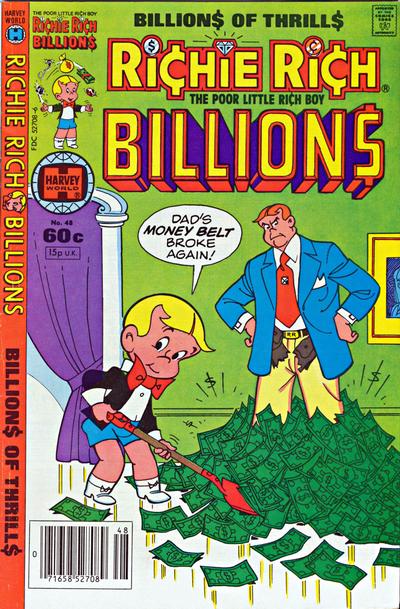 Cover for Richie Rich Billions (Harvey, 1974 series) #48