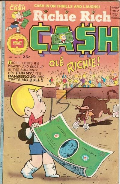 Cover for Richie Rich Cash (Harvey, 1974 series) #6