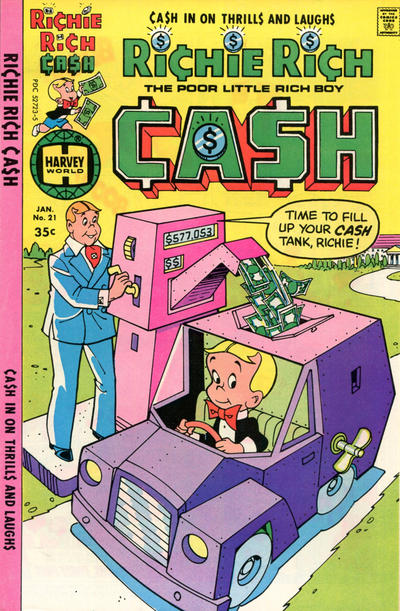 Cover for Richie Rich Cash (Harvey, 1974 series) #21