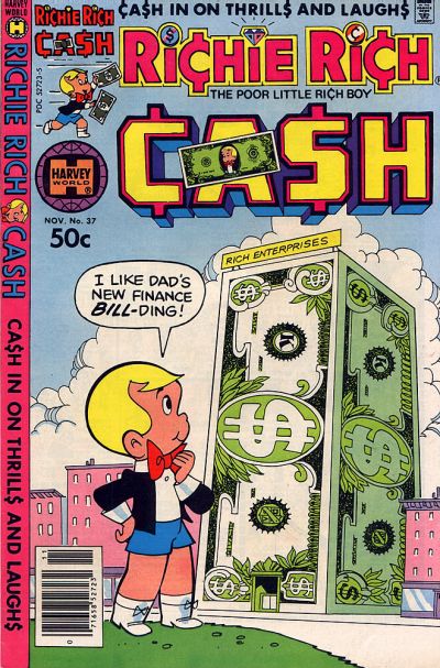Cover for Richie Rich Cash (Harvey, 1974 series) #37
