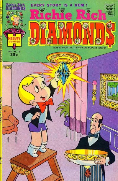 Cover for Richie Rich Diamonds (Harvey, 1972 series) #16