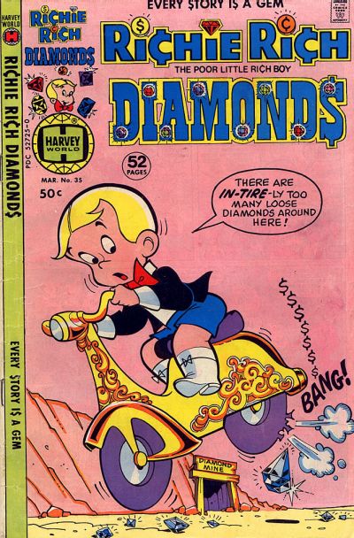 Cover for Richie Rich Diamonds (Harvey, 1972 series) #35