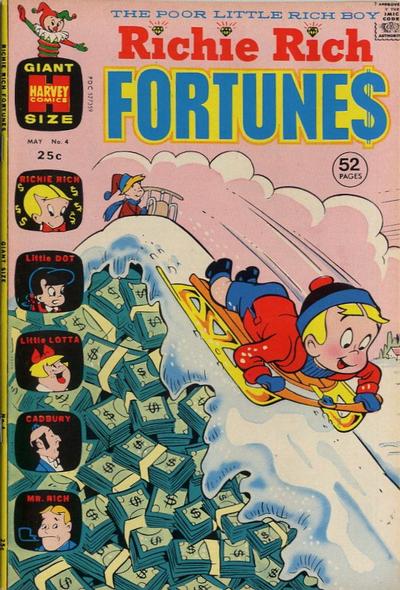 Cover for Richie Rich Fortunes (Harvey, 1971 series) #4