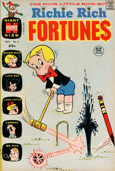 Cover for Richie Rich Fortunes (Harvey, 1971 series) #7