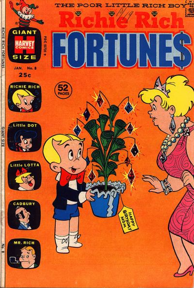 Cover for Richie Rich Fortunes (Harvey, 1971 series) #8