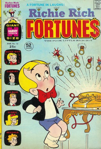 Cover for Richie Rich Fortunes (Harvey, 1971 series) #15