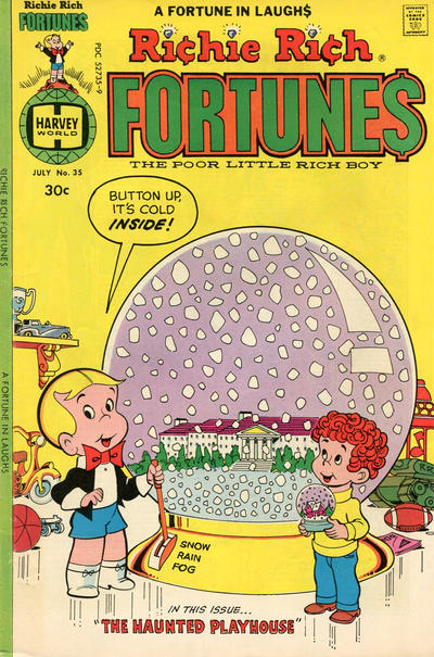 Cover for Richie Rich Fortunes (Harvey, 1971 series) #35