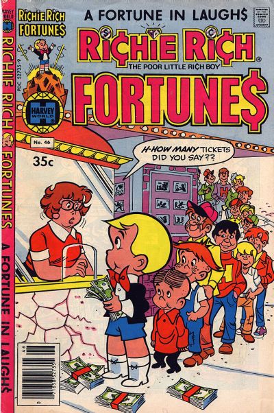 Cover for Richie Rich Fortunes (Harvey, 1971 series) #46