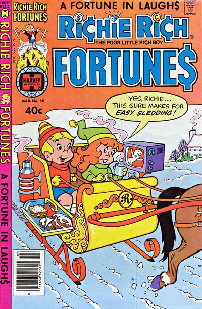 Cover for Richie Rich Fortunes (Harvey, 1971 series) #50