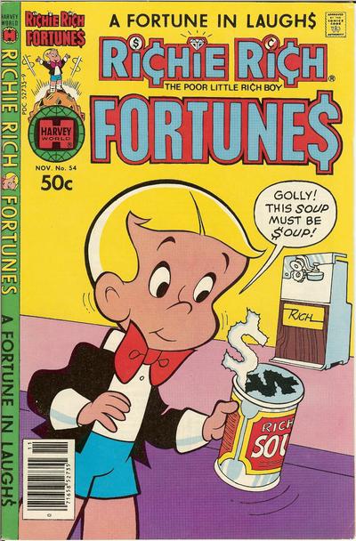Cover for Richie Rich Fortunes (Harvey, 1971 series) #54