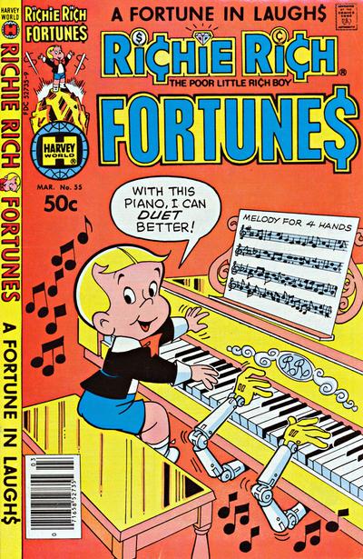 Cover for Richie Rich Fortunes (Harvey, 1971 series) #55