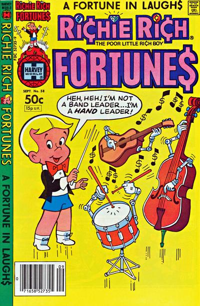 Cover for Richie Rich Fortunes (Harvey, 1971 series) #58