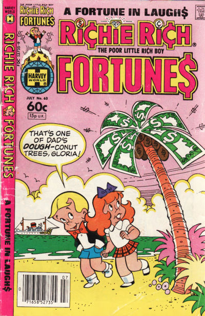 Cover for Richie Rich Fortunes (Harvey, 1971 series) #63