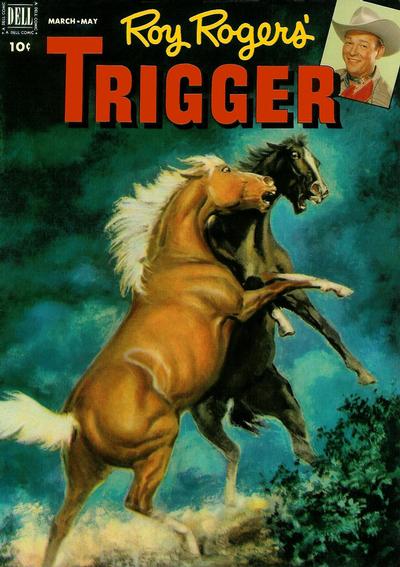 Cover for Roy Rogers' Trigger (Dell, 1951 series) #4