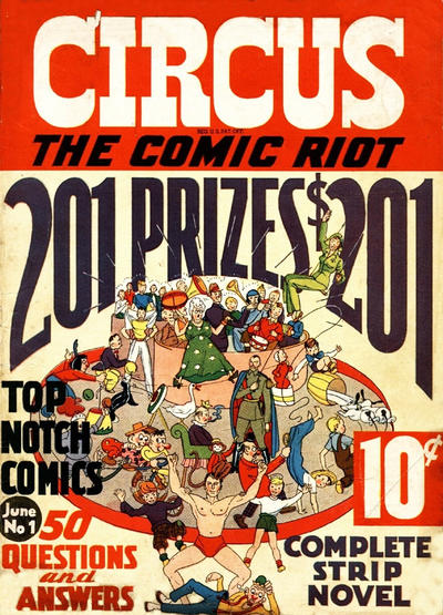 Cover for Circus the Comic Riot (Globe Syndicate, 1938 series) #1