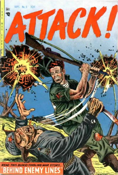 Cover for Attack! (Trojan Magazines, 1953 series) #5