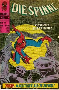 Cover Thumbnail for Die Spinne (BSV - Williams, 1974 series) #71