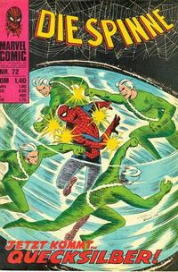 Cover Thumbnail for Die Spinne (BSV - Williams, 1974 series) #72