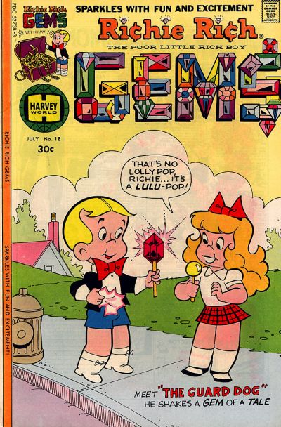 Cover for Richie Rich Gems (Harvey, 1974 series) #18