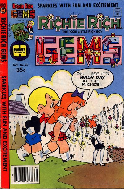 Cover for Richie Rich Gems (Harvey, 1974 series) #25