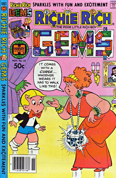 Cover for Richie Rich Gems (Harvey, 1974 series) #33