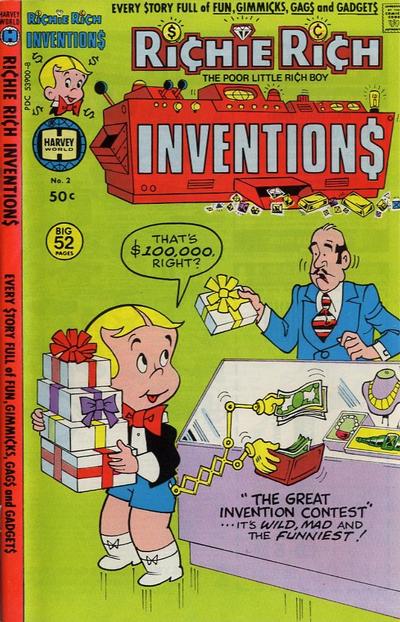 Cover for Richie Rich Inventions (Harvey, 1977 series) #2