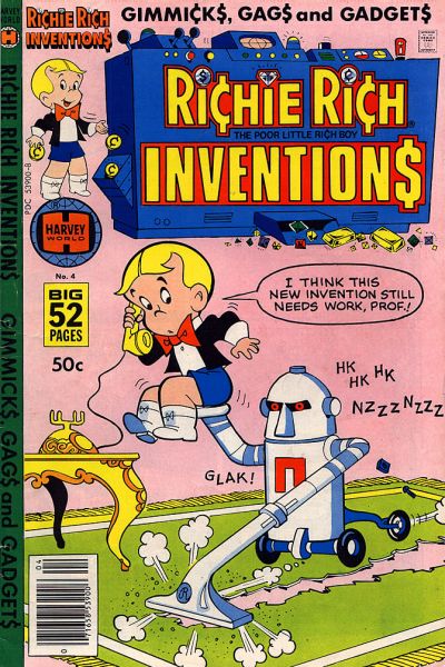Cover for Richie Rich Inventions (Harvey, 1977 series) #4