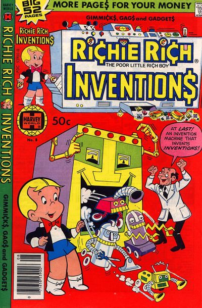 Cover for Richie Rich Inventions (Harvey, 1977 series) #8