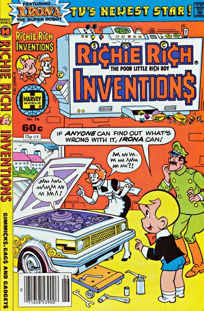 Cover for Richie Rich Inventions (Harvey, 1977 series) #26