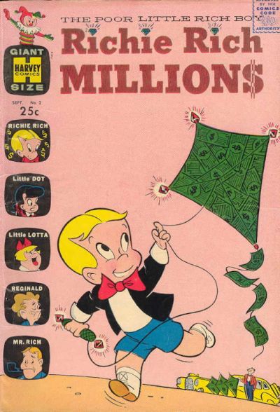 Cover for Richie Rich Millions (Harvey, 1961 series) #2