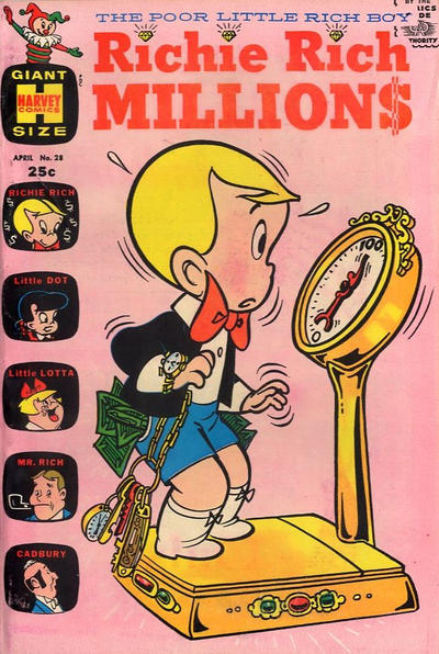 Cover for Richie Rich Millions (Harvey, 1961 series) #28