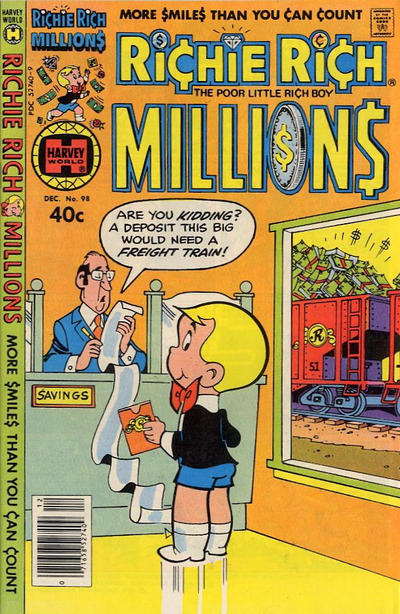 Cover for Richie Rich Millions (Harvey, 1961 series) #98