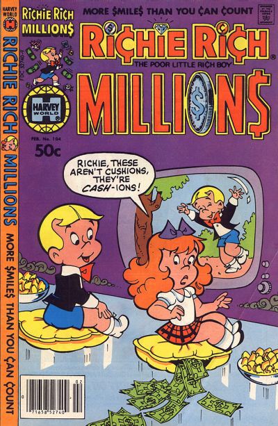 Cover for Richie Rich Millions (Harvey, 1961 series) #104