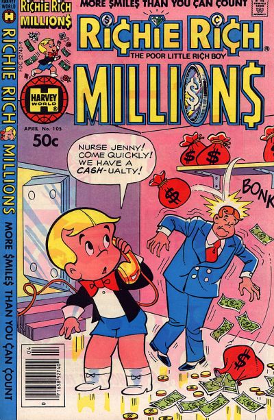 Cover for Richie Rich Millions (Harvey, 1961 series) #105