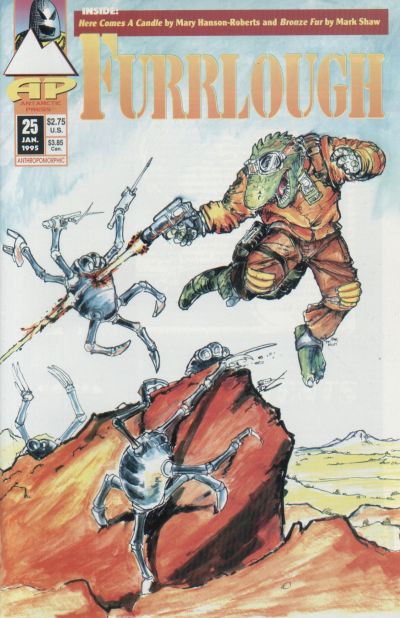 Cover for Furrlough (Antarctic Press, 1991 series) #25