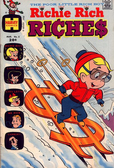 Cover for Richie Rich Riches (Harvey, 1972 series) #5