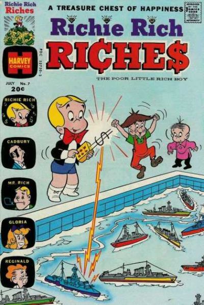 Cover for Richie Rich Riches (Harvey, 1972 series) #7